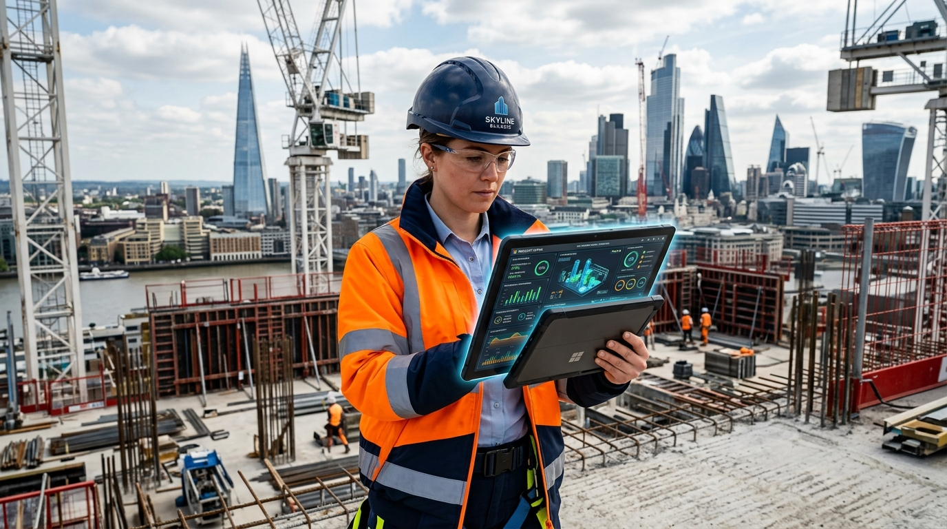 Real-time AI in Construction Project Management helping site teams stay on schedule.